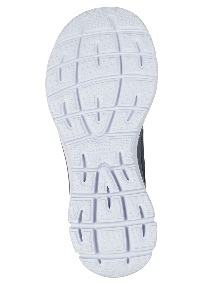 SKECHERS, stijlvolle damessneakers, met gegoten instaphak DUNKELBLAU-SILBER